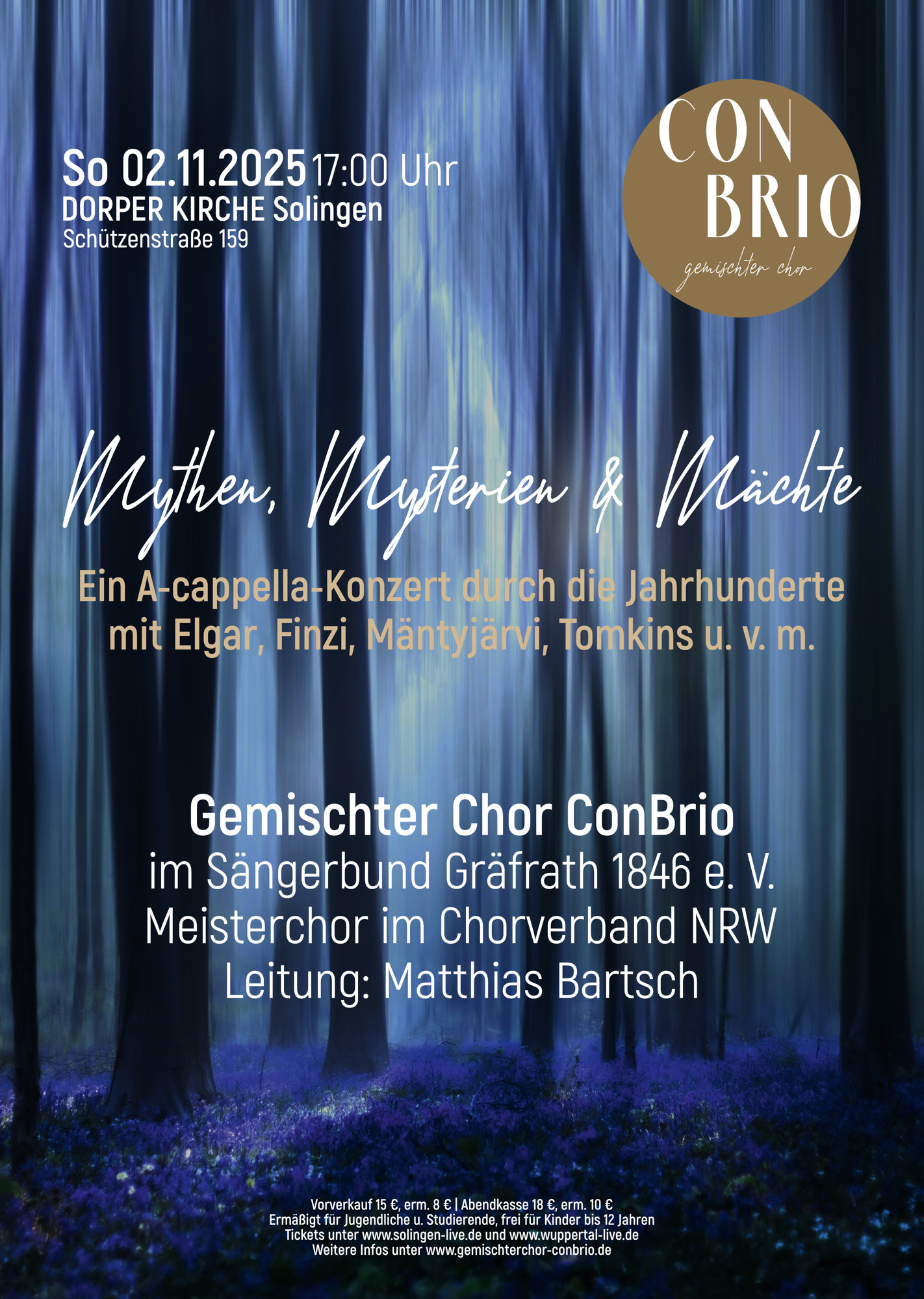 Plakat für Konzert 2025